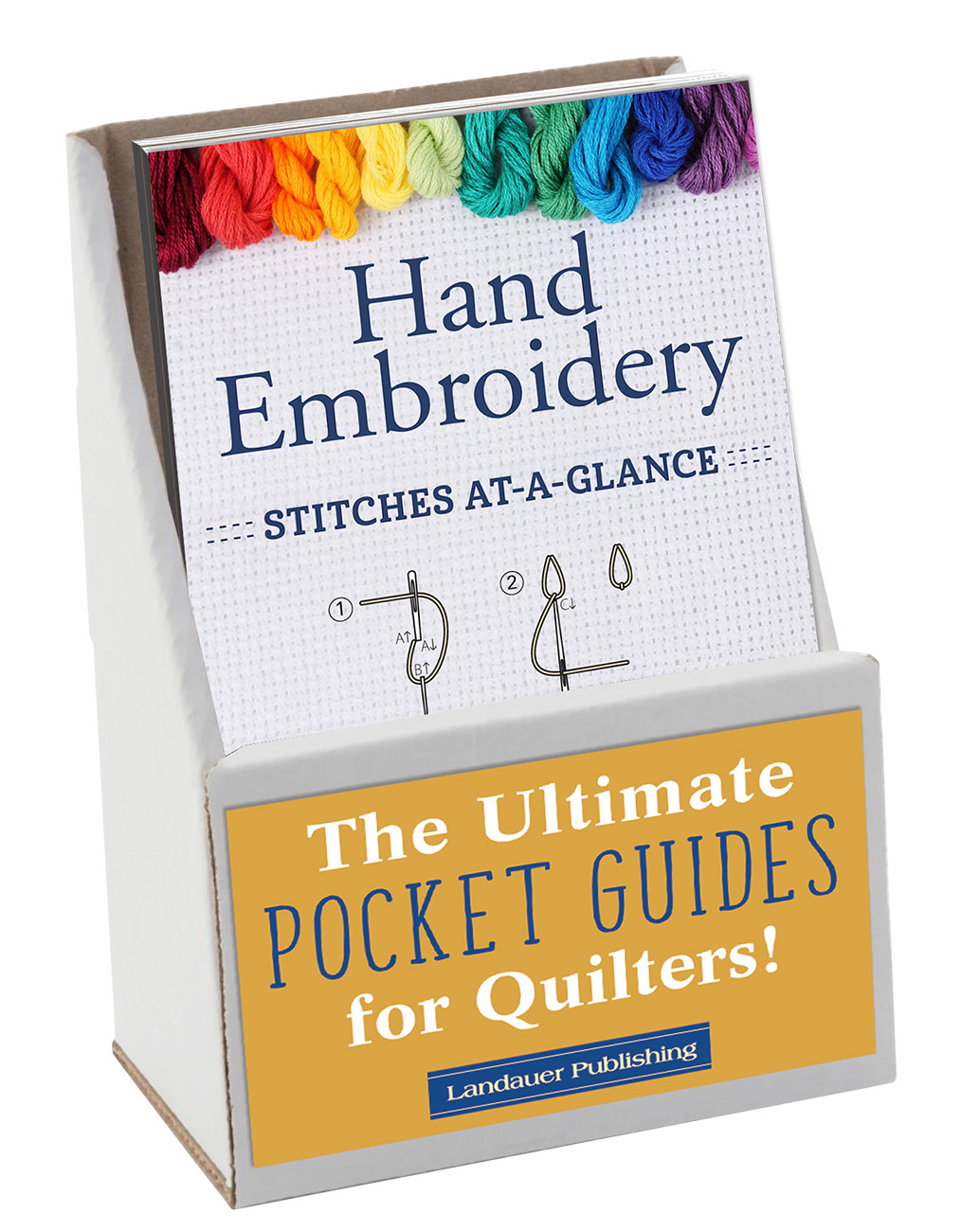 Hand Embroidery Stitches AtAGlance Pocket Guide Displays