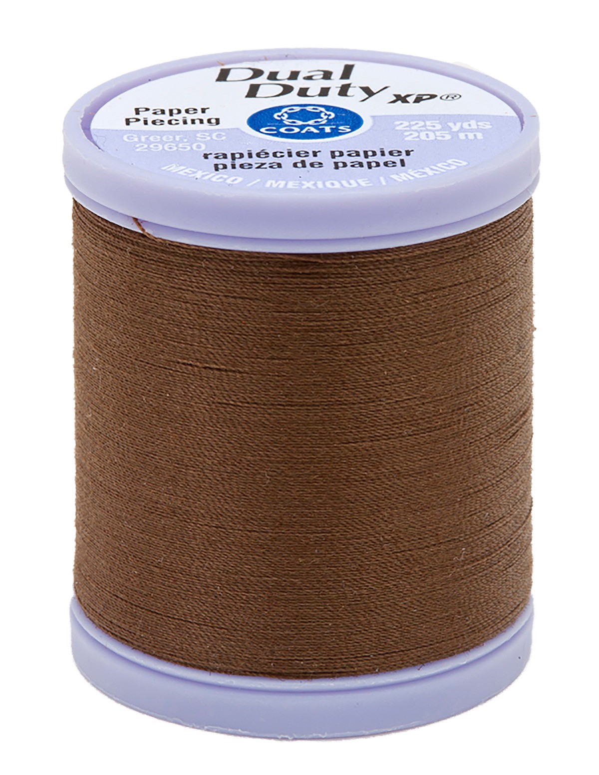 Dual Duty Paper Piecing Thread 225yd Summer Brown