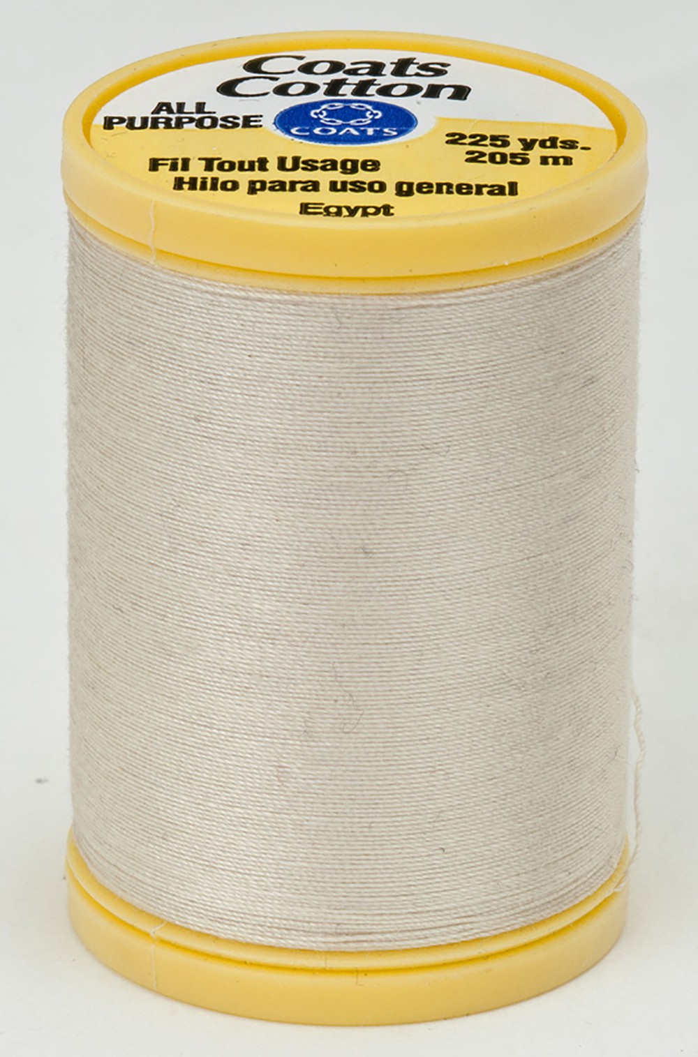 Coats Cotton Sewing Thread 225 yds Cream