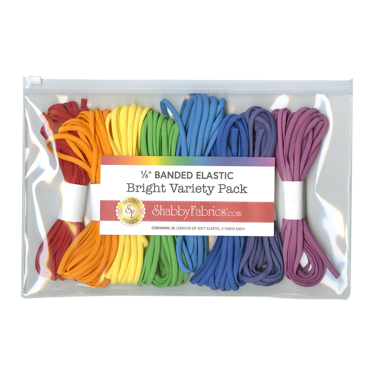 Elastic Variety Pack 8pk Bright Set