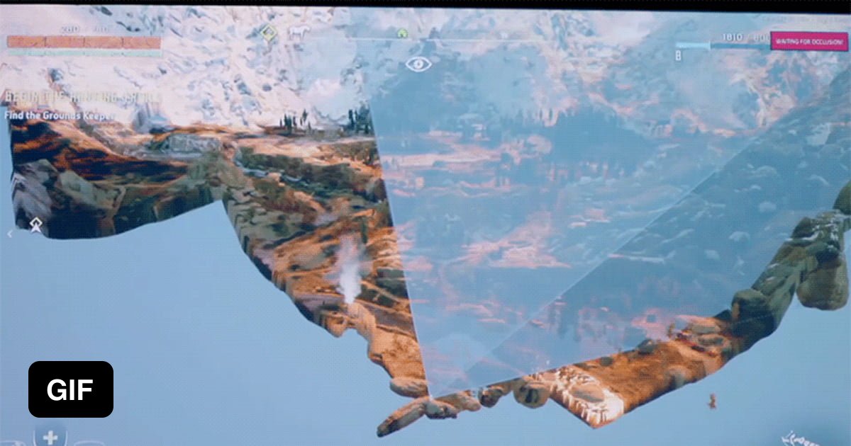 How Horizon Zero Dawn loads the map as you turn the camera around 9GAG