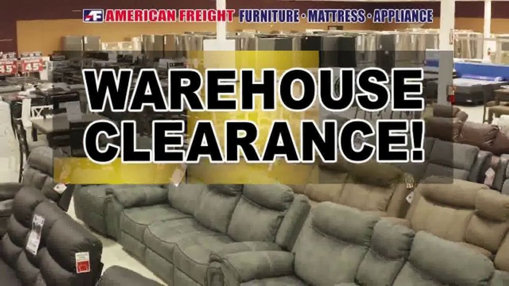 American Freight Warehouse Clearance TV Spot, 'Why Wait 30' iSpot.tv