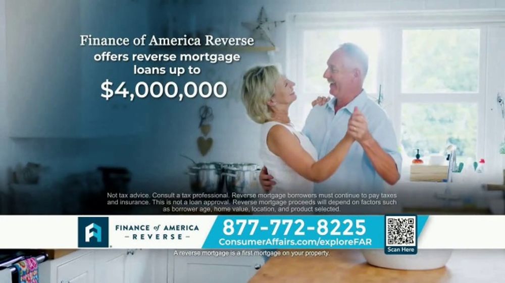 Finance of America Reverse TV Spot, 'Reverse Mortgage Get Cash' iSpot.tv