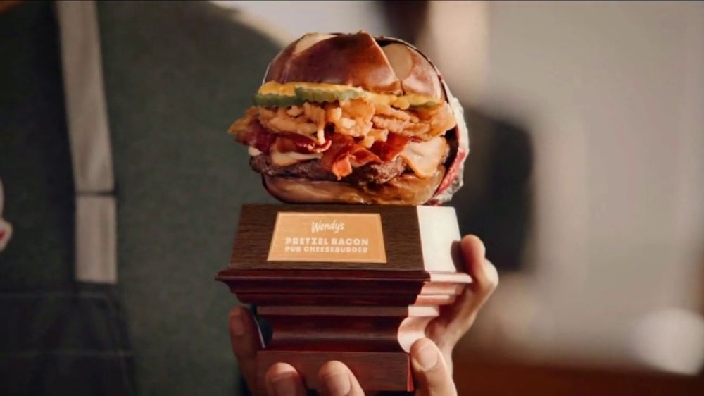 Wendy's Pretzel Bacon Pub Cheeseburger TV Spot, 'A Trophy Returned