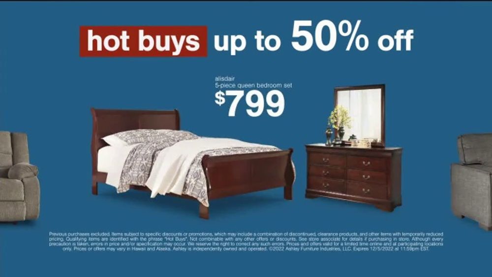Ashley HomeStore Black Friday TV Spot, 'TempurPedic Mattress and
