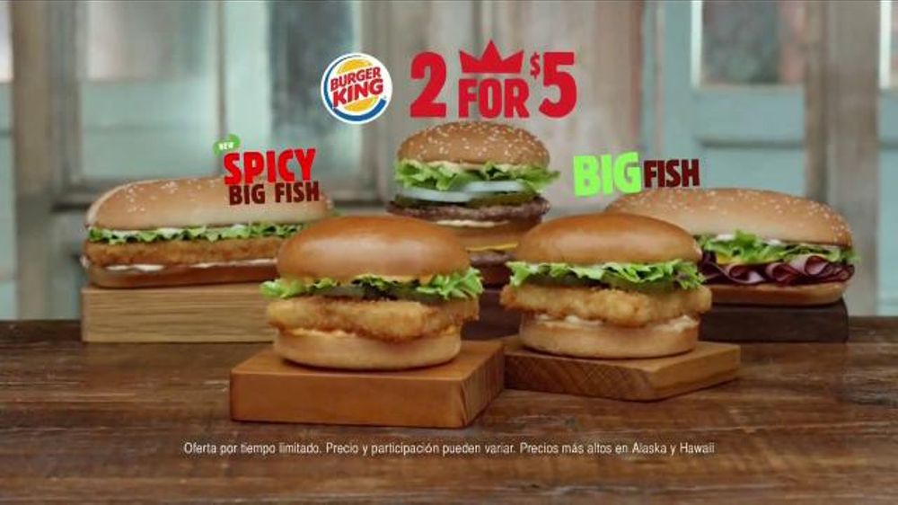 Burger King Big Fish Sandwich TV Spot, 'Más Picante' iSpot.tv