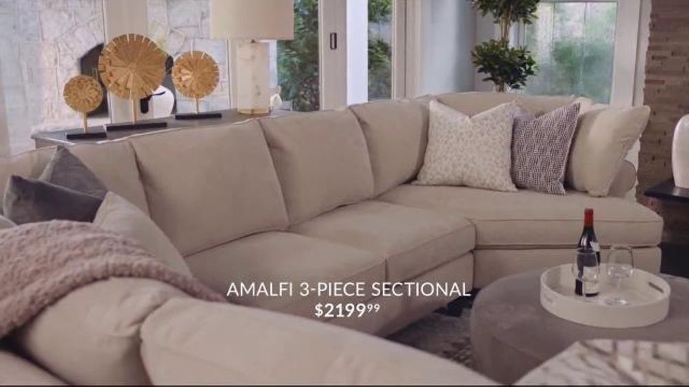 Havertys Amalfi 3Piece Sectional TV Commercials iSpot.tv