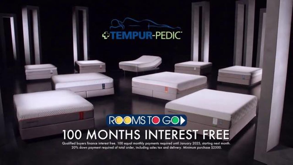 Rooms to Go TV Spot, '3,000 Nights of TempurPedic' iSpot.tv