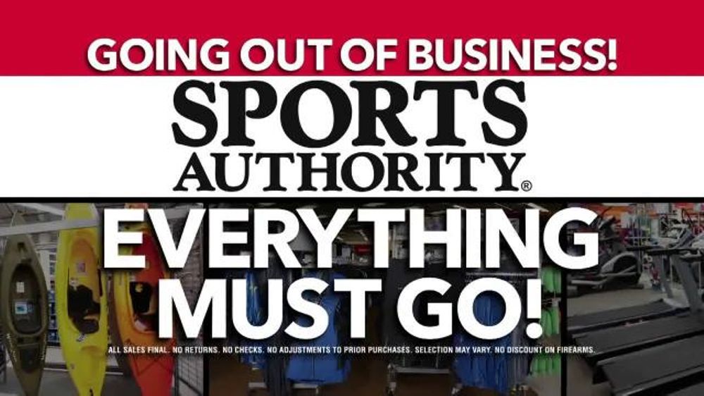 Sports Authority TV Spot, 'Going Out of Business' iSpot.tv