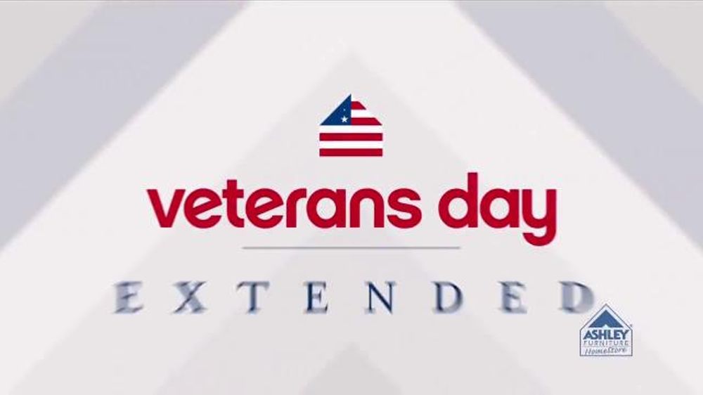 Ashley Furniture Homestore Veterans Day Sale TV Spot, 'Extended' iSpot.tv