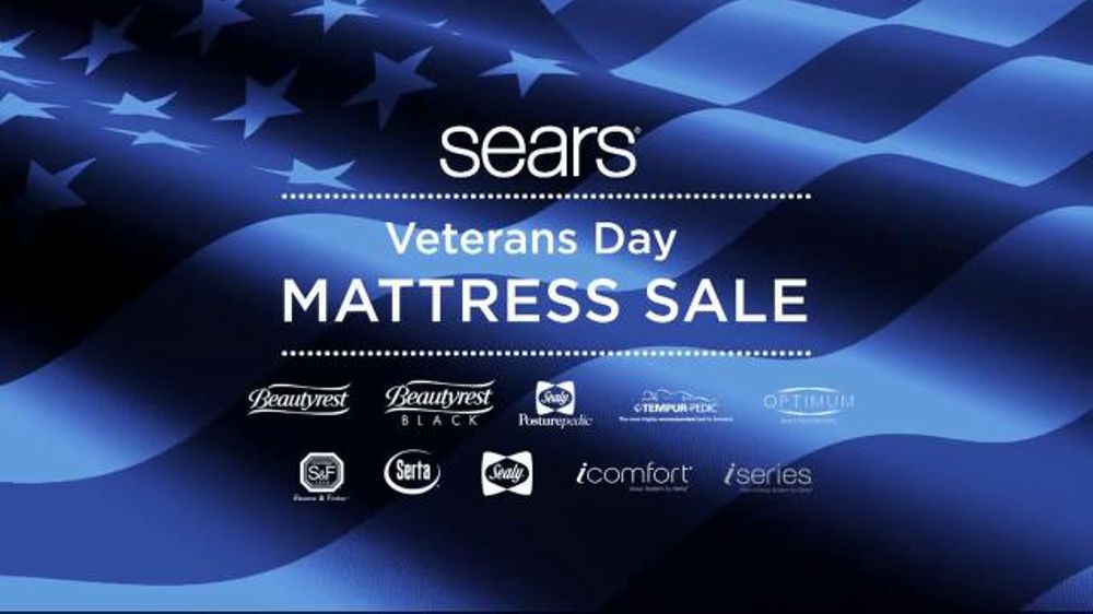 Sears Veterans Day Mattress Sale TV Spot, 'Sleep Better' iSpot.tv