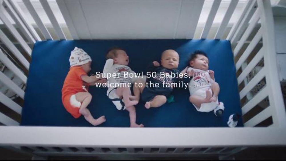 NFL TV Spot, 'Football Is Family Super Bowl 50 Baby Shower' iSpot.tv