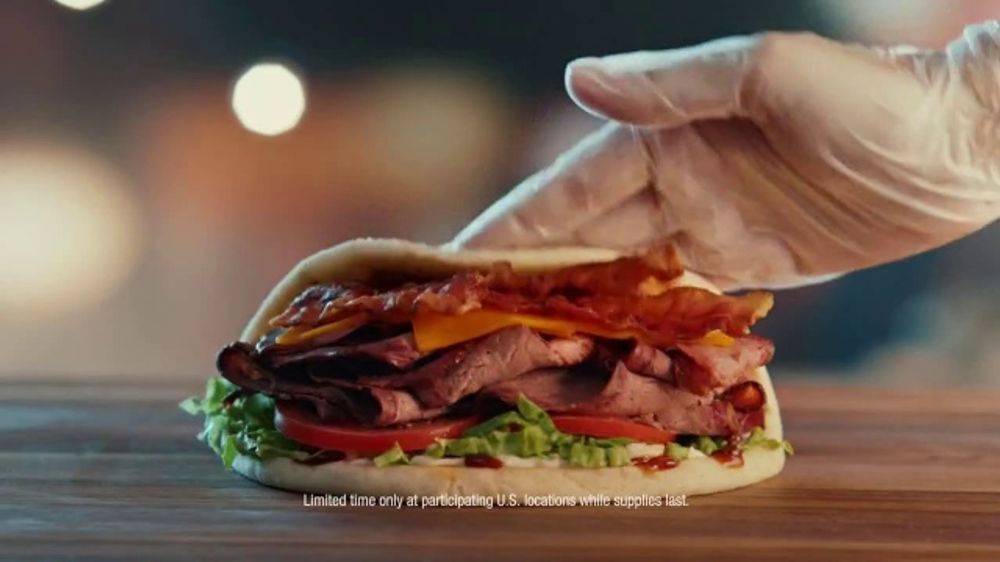 Arby's Smokehouse Brisket Bacon Flatbread TV Spot, 'Smoked Low and Slow