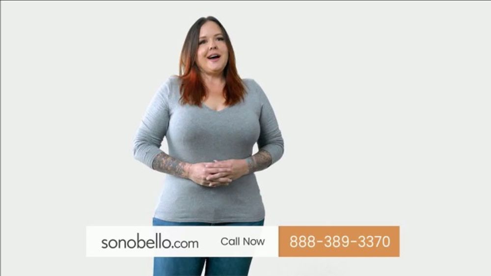 Sono Bello TV Spot, 'Rebecca's Sono Bello Story 250 Off' iSpot