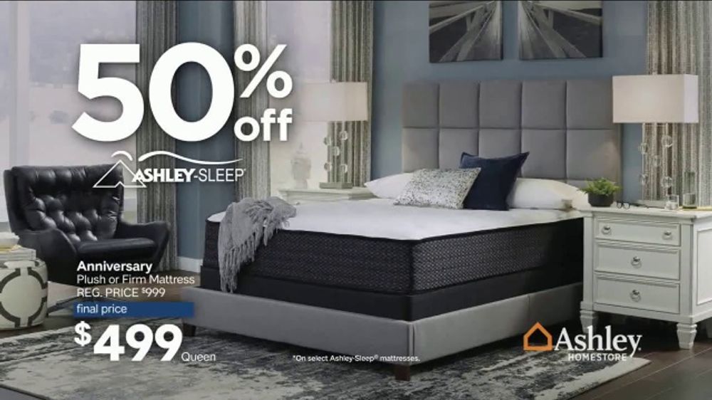 Ashley HomeStore Labor Day Mattress Sale TV Spot, 'Save 50' iSpot.tv