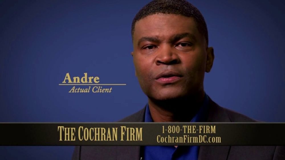The Cochran Law Firm TV Spot, 'Actual Client Andre' iSpot.tv