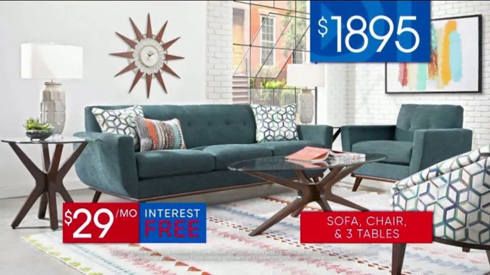 Rooms to Go Anniversary Sale TV Spot, 'Chenille Fabric Living Room