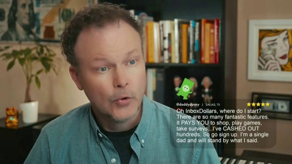InboxDollars TV Spot, 'Billy Button' iSpot.tv