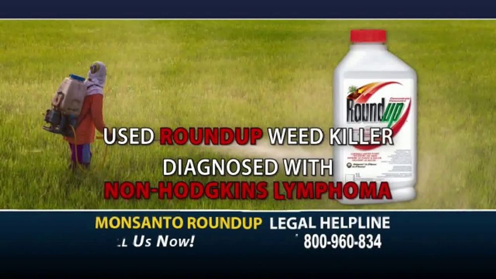 Onder Law Firm TV Spot, 'Monsanto Roundup and NonHodgkins Lymphoma' iSpot.tv