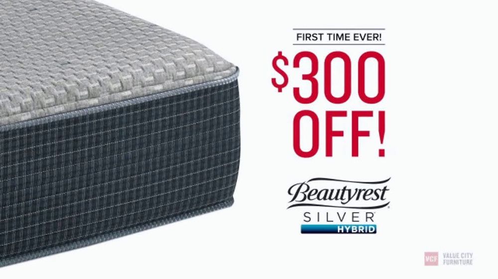 Value City Furniture The Labor Day Sale TV Spot, 'Beautyrest Mattress