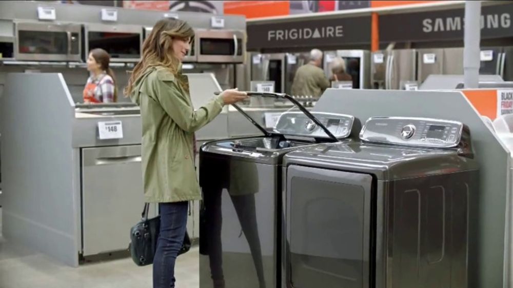 The Home Depot Black Friday Savings TV Spot, 'Grandes aparatos lavadoras y secadoras' iSpot.tv