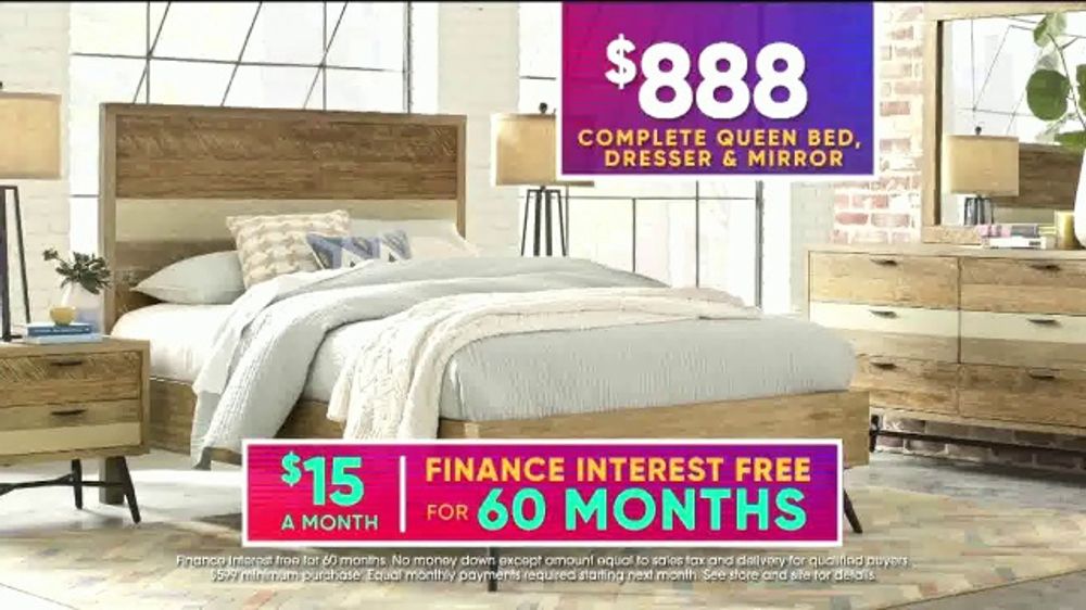 Rooms to Go July 4th Hot Buys TV Spot, 'Stylish Five Piece Bedroom Set' iSpot.tv