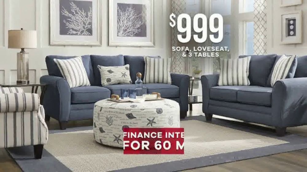 Rooms to Go Memorial Day Sale TV Spot, 'Sofa, Loveseat and Three Tables