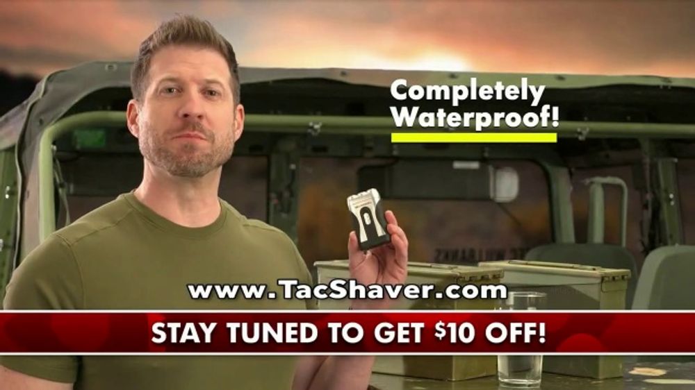 Bell + Howell Tac Shaver TV Spot, 'Double Offer: $10 Off' - iSpot.tv