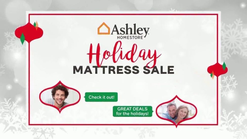 Ashley HomeStore Holiday Mattress Sale TV Spot, 'Look What They're
