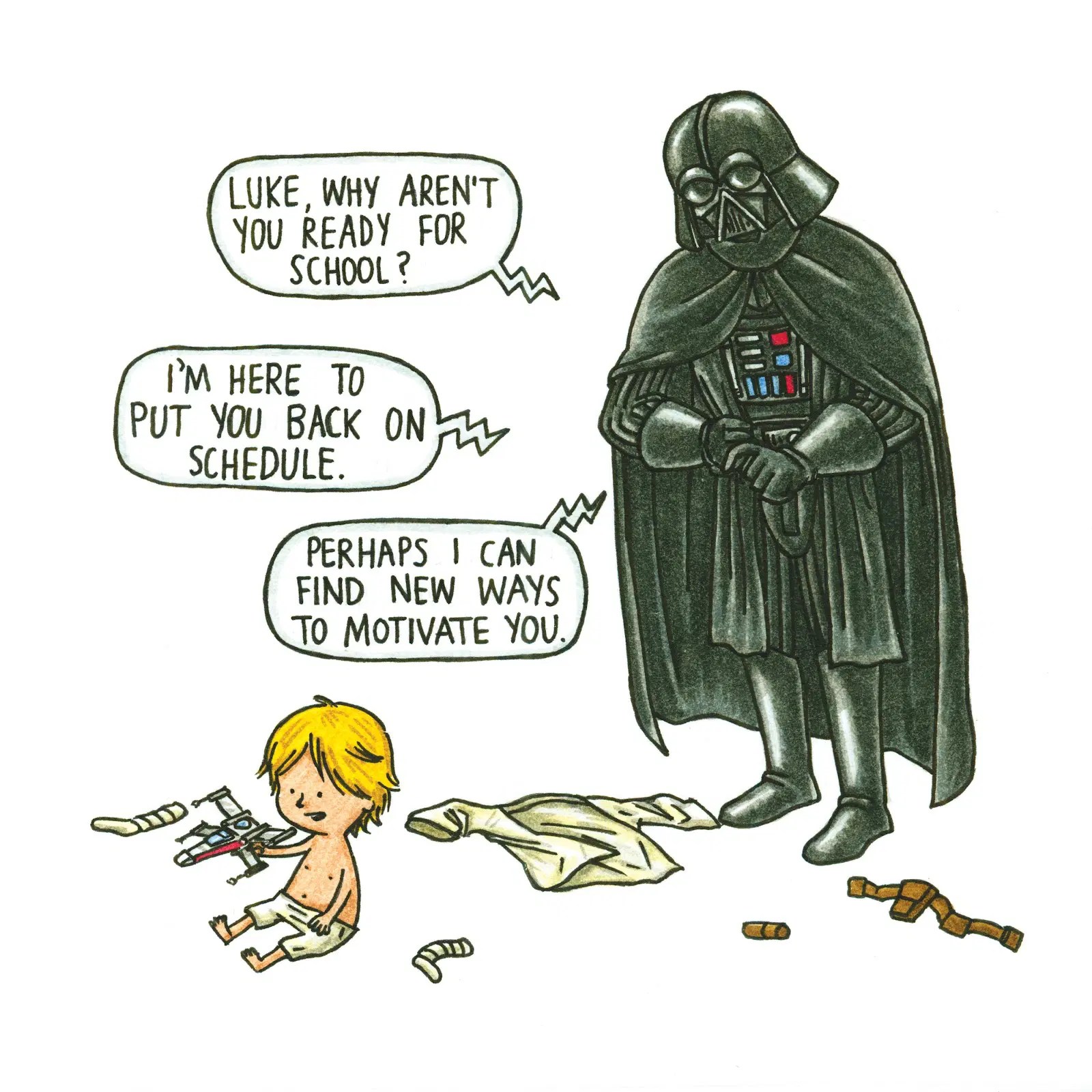 The Darth Vader and Son series