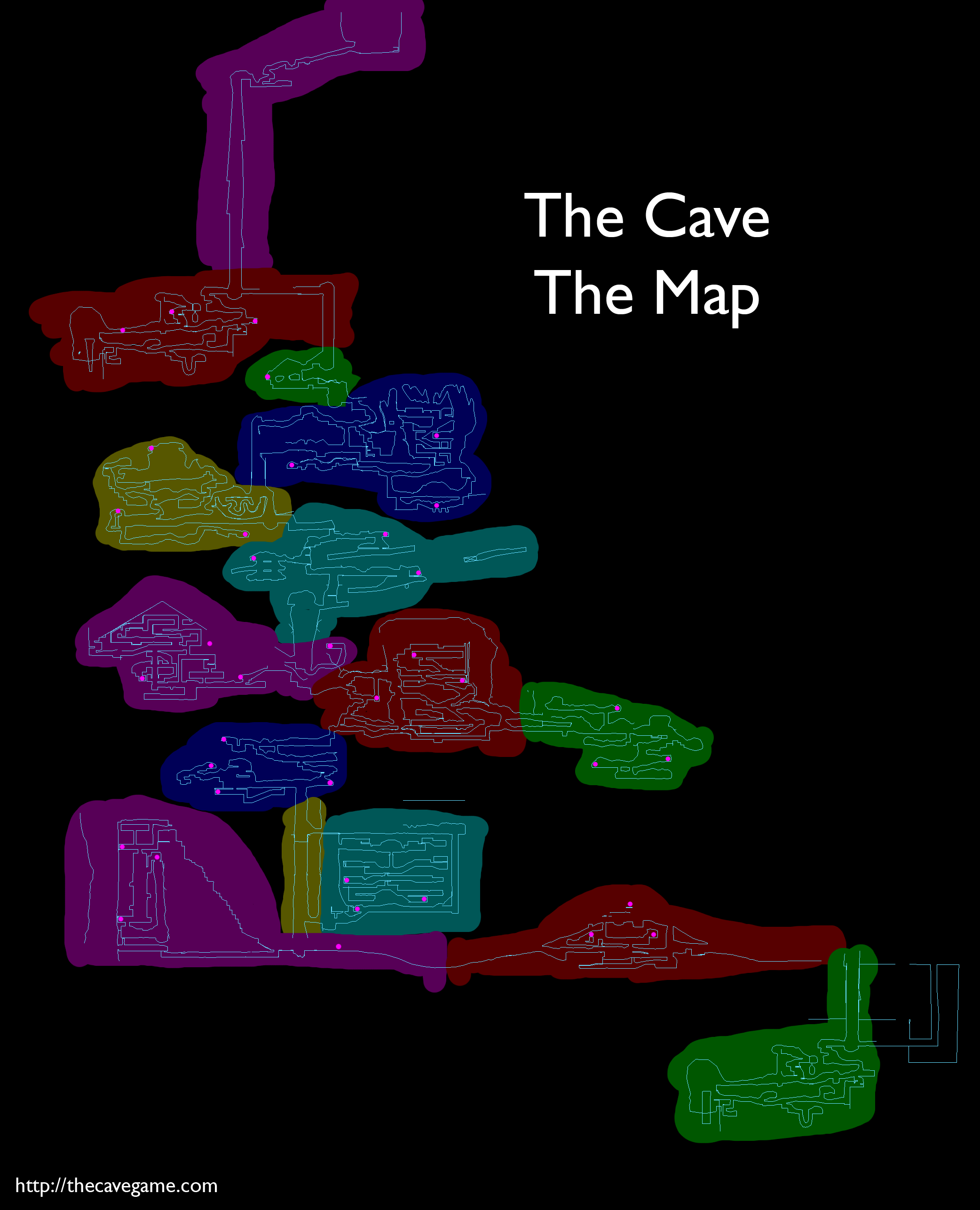 Grumpy Gamer A Complete Map Of The Cave And Other News...