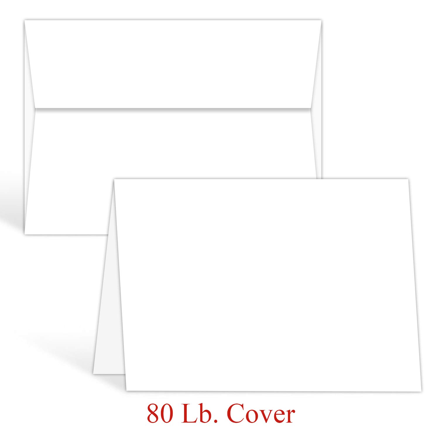 Greeting Cards Set 4.25 x 5.5" Blank White Cardstock and Envelopes Perfect f 15568189586 eBay