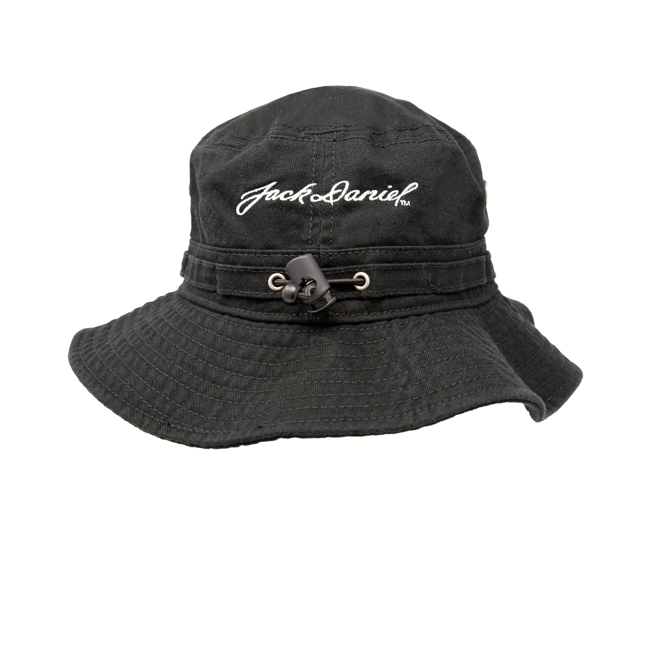 Jack Daniels Embroidered Black Bucket Hat
