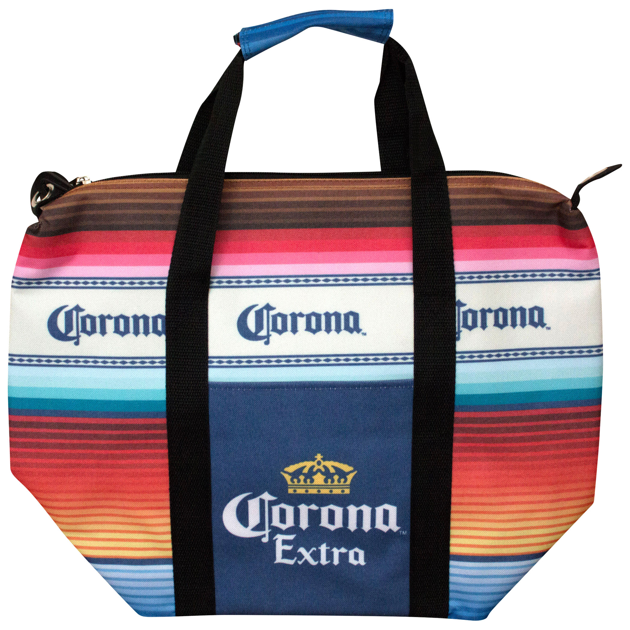 Corona Extra Multicolored Beach Blanket Cooler Bag