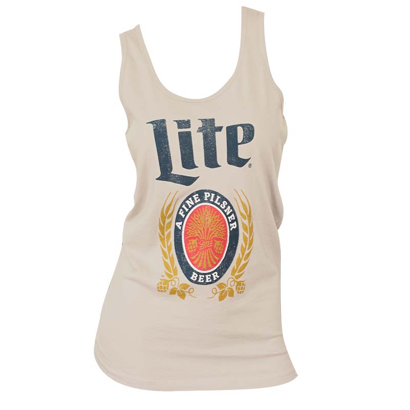 Miller Lite Beige Logo Women's Tank Top
