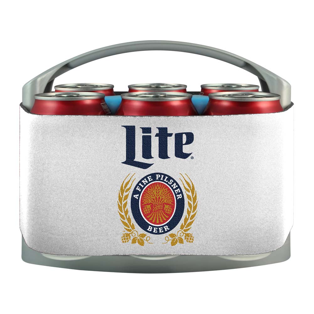 Miller Lite 6 Pack Cooler White eBay