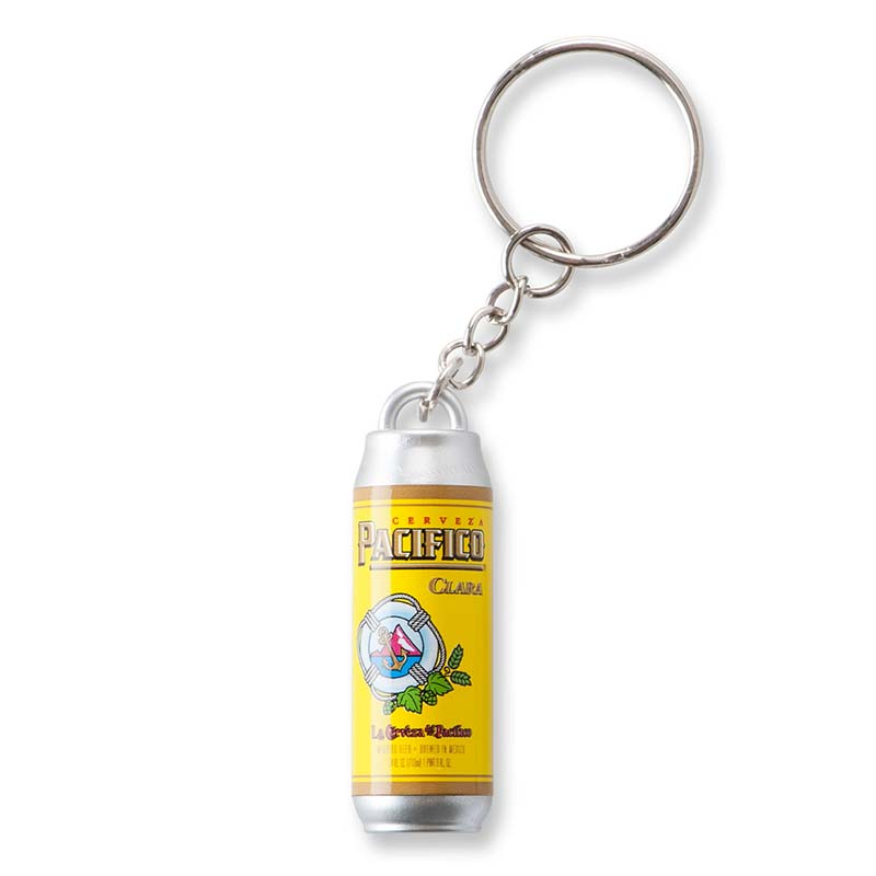 Pacifico Beer Can Keychain