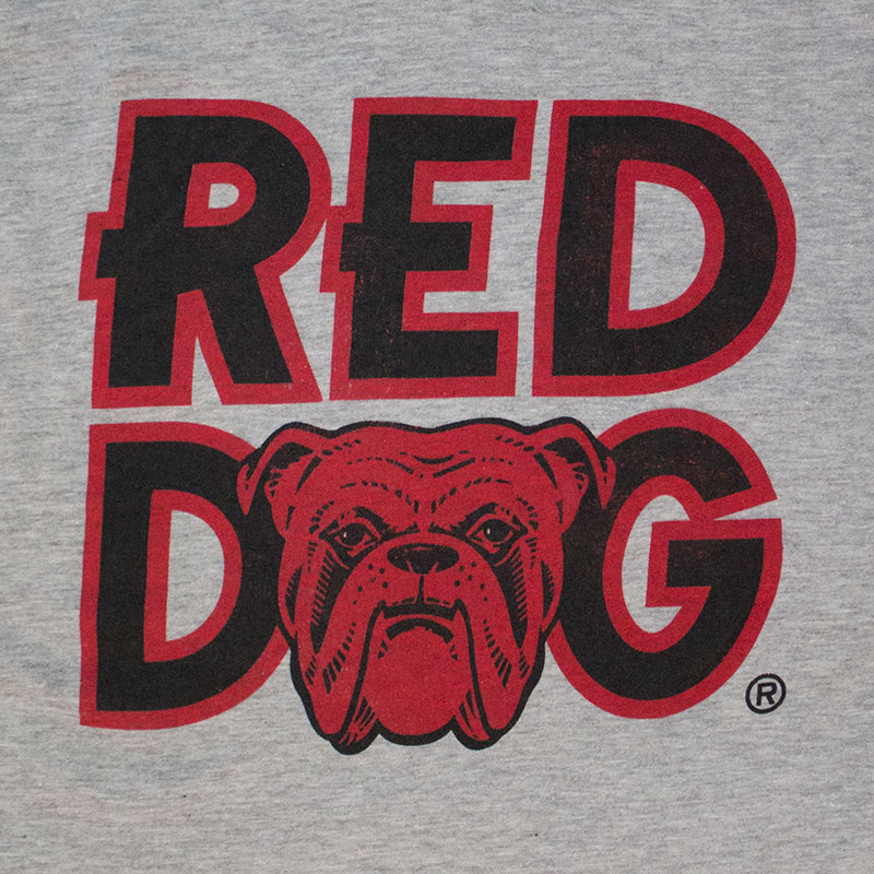 Red Dog Classic Logo Mens Grey TShirt