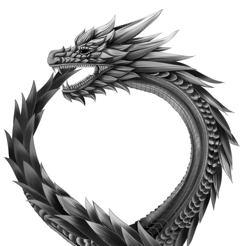 The images of pngkit come from the public internet and the real upload of. Dragon Eating Its Tail Tattoo Highly Detailed Tattoo Contest 99designs