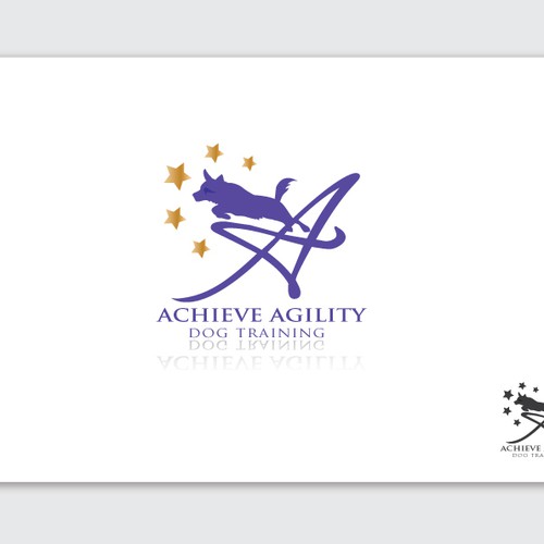 Achieve Agility Dog Training Logo Logo design contest