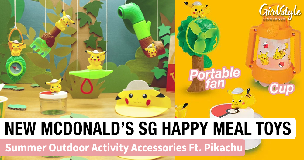 McDonald's Singapore Pokemon Pikachu Exploration Happy