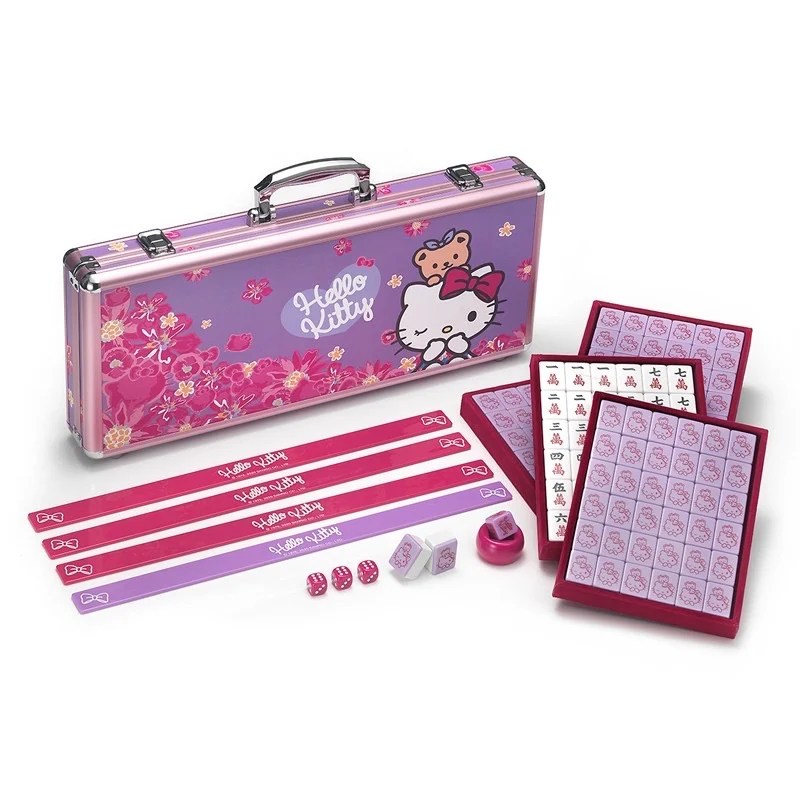 Hello Kitty Mahjong Set In Pink & Purple Singapore PreOrder Now Open