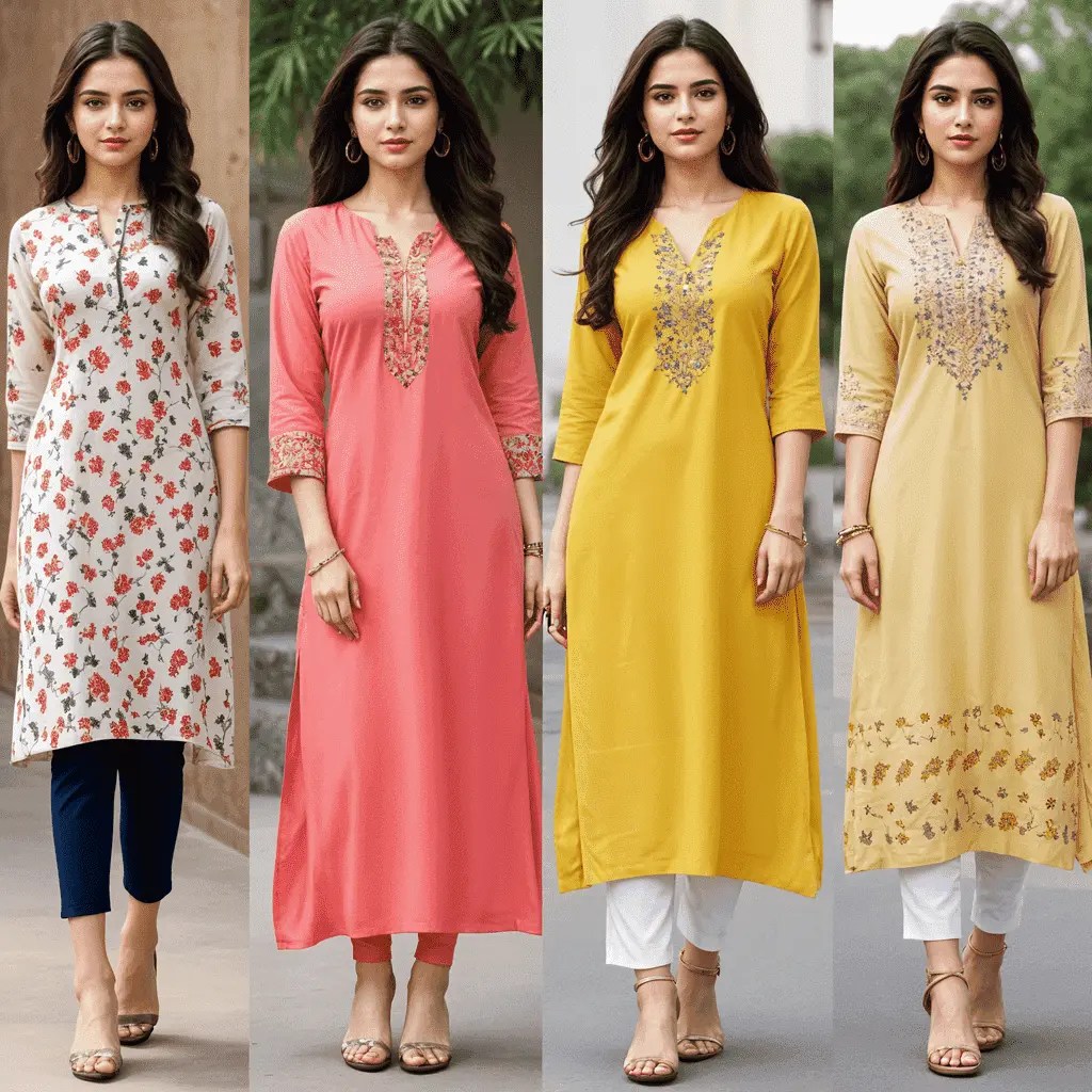 Top 10 Kurti Designs Every Woman Should Have in Her Wardrobe