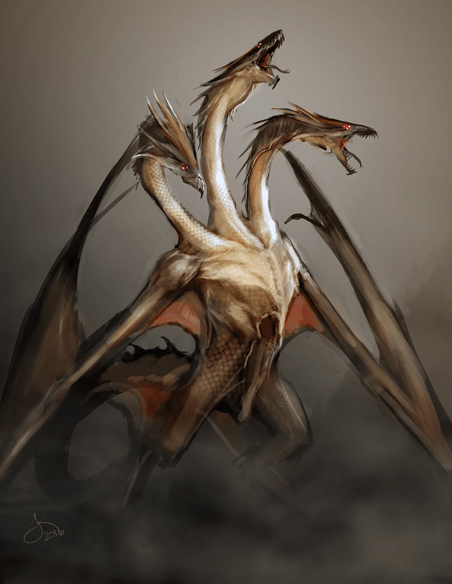 160814 King Ghidorah by JackKaiser on DeviantArt