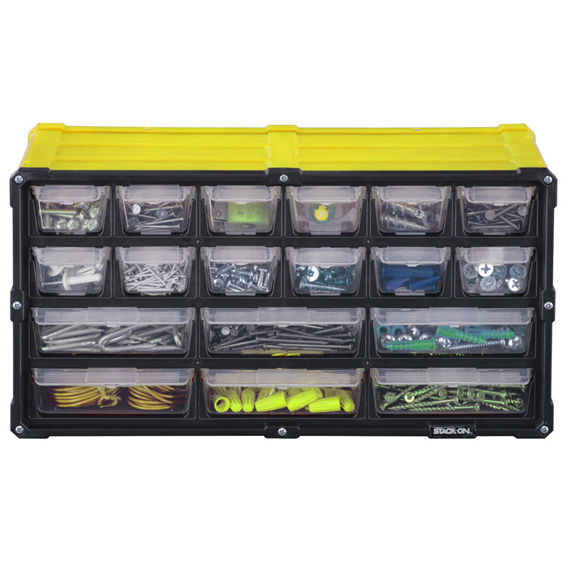 Stack On Ds 18 18 Drawer Storage Cabinet StackOn 18 Drawer Storage with StayClosed Drawers (33 each