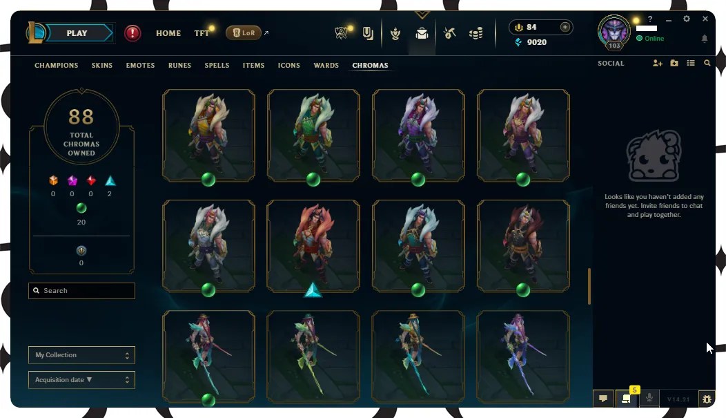 ⚡ Really Good Latest Skins Top Main [Yone, Aatrox, Darius] 🔥 Level 103