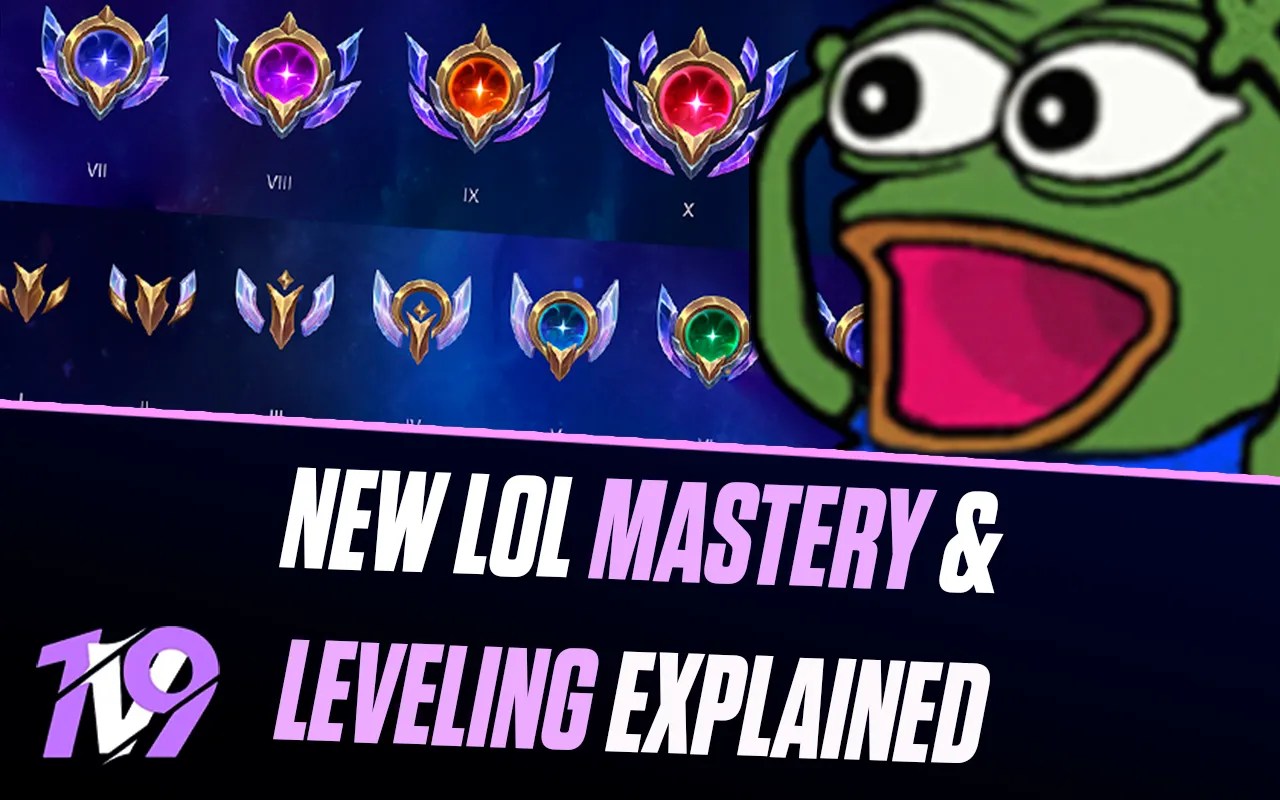 New League of Legends Mastery and Leveling System Explained 1v9