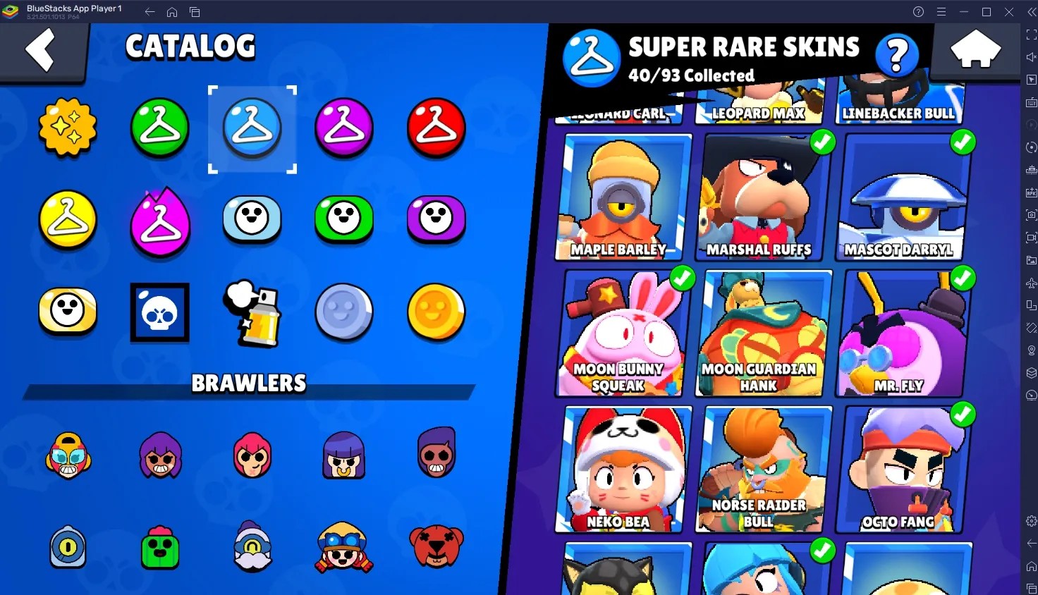 BANANAS COLTCORSAIR COLTSPACE OX BULL⭐50.400 CUPS⭐83 BRAWLERS⭐133