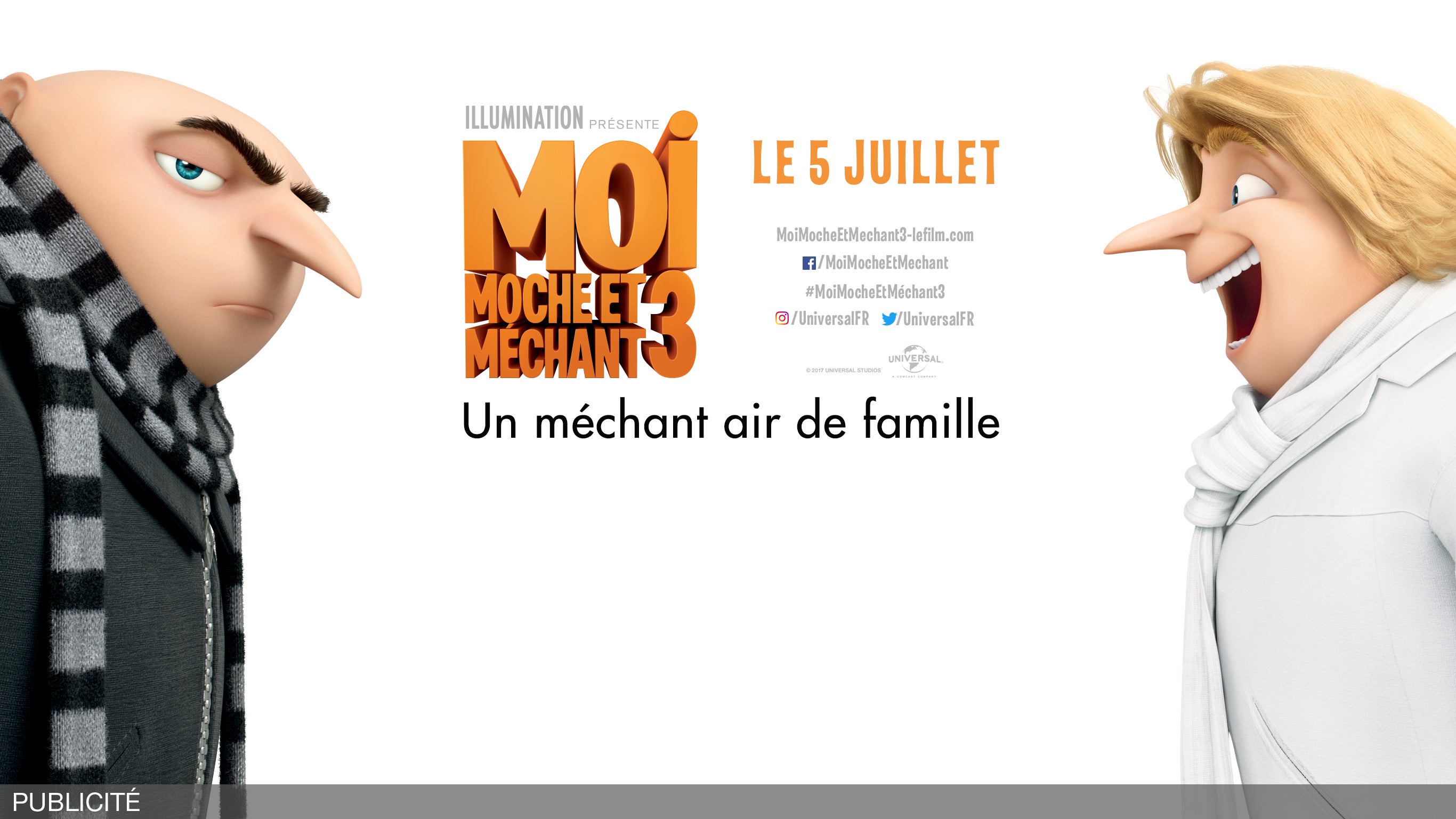 Moi Moche et Méchant 3 sur 6play voir les épisodes en streaming