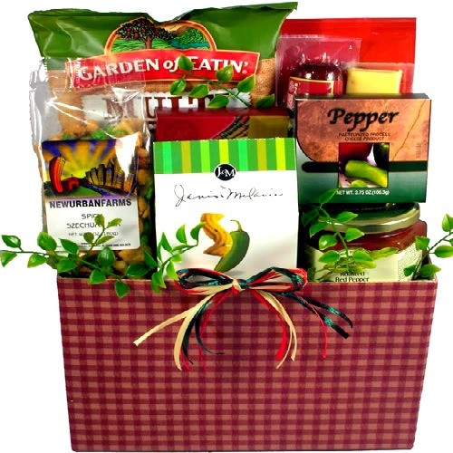 Spicy Gourmet Food Gift Basket
